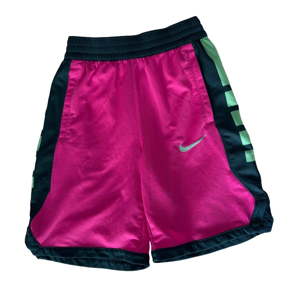 Nike Boy’s Pink and Green Athletic Shorts